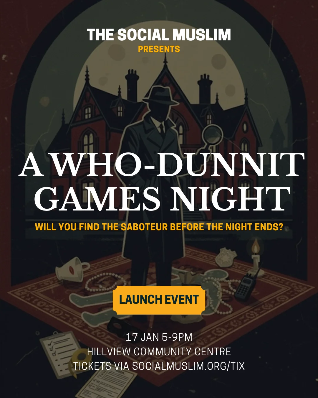 Who-Dunnit? Launch Event